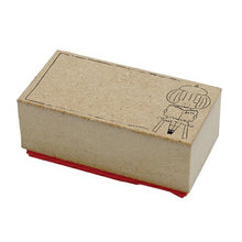 Load image into Gallery viewer, YAMAZAKURA Stamp - Frame Stamp, Rectangle mizutama01 Girl, Stamp Pad, Ink, Cute Character, Planner, Illustration, 6mm, 5 pieces, 3 pieces, Reward Stamp, Office, Teacher, Schedule Planner, Planner Timekeeper: 4571105929542