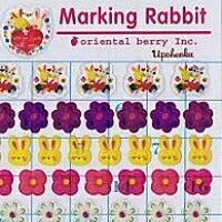 画像をギャラリービューアに読み込む, ORIENTALBERRY オリエンタルベリー シール ・ Marking Seal S-1107 アプチェカウサギ シール帳 福袋 スケジュール デコ ステッカー ダイアリー 動物 アニマル キャラクター ディズニー スケジュール帳 手帳のタイムキーパー :4571225411071