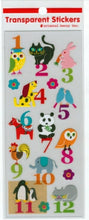 Load image into Gallery viewer, ORIENTALBERRY Oriental Berry Seal - Transparent Stickers S-1488 Number Animal Sticker Book Lucky Bag Round Stylish Album Decoration Heart Large Amount Sticker Smartphone Reward Flower Cute Schedule Book Notebook Time Key :4571225414881