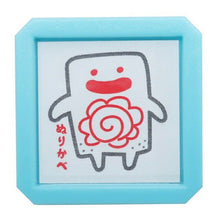 Load image into Gallery viewer, ORIENTALBERRY オリエンタルベリー スタンプ ・ ばけこもの浸透印 SP-7768 ぬりかべ はなまる スタンプ台 インク かわいい キャラクター 手帳 イラスト 6mm 5個 3個 ごほうびスタンプ 事務 先生 スケジュール帳 手帳のタイムキーパー :4573356277687