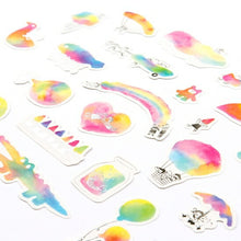 Load image into Gallery viewer, IROHA Iroha Publishing Seals, PAPER FLAKE APFS-07 CHIBI Bubbles, Seal Book, Lucky Bag, Schedule, Deco, Stickers, Diary, Reward, Flowers, Alphabet, Planner, Time Keeper for Notebooks: 4573468142644