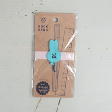Load image into Gallery viewer, IROHA いろは出版 手帳小物 ・ BOOKBAND appliqueABA-05 UB-balloon BL AIUEO 手帳バンド ブックバンド ペンホルダー かわいい ほぼ日 ネック クリップ スケジュール帳 手帳のタイムキーパー :4573468145379