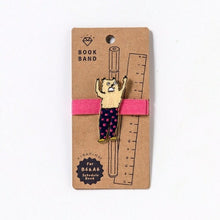 Load image into Gallery viewer, IROHA いろは出版 手帳小物 ・ BOOKBAND appliqueABA-06 WOOORD AIUEO 手帳バンド ブックバンド ペンホルダー かわいい ほぼ日 ネック クリップ スケジュール帳 手帳のタイムキーパー :4573468145386