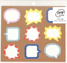 Load image into Gallery viewer, iroha いろは出版 シール ・ TOY DECOSEAL シール ふきだし FUKIDASHI2 シール帳 福袋 丸 おしゃれ アルバム デコレーション ハート 大量 ステッカー スマホ ごほうび 花 かわいい スケジュール帳 手帳のタイムキーパー :4573468155484