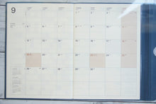 Load image into Gallery viewer, Planner Schedule Book LACONIC 2023 January Start 2022 September Start Monthly Block B6 Flap Pocket LIMS04-130 Gantt Chart Chinese Zodiac Refill Work Planner Adult Cute Stylish Planner Timekeeper :9784796684729
