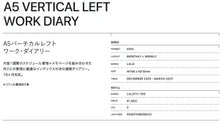 Load image into Gallery viewer, LACONIC 2026, December 2025 start (compatible with January 2026), Weekly A5 Vertical Left Work Diary, Typographic Hardcover, Pocket, Chinese Zodiac Horse, Refill, Zodiac, Work Plan, Diary, Schedule Book, Timekeeper for Notebooks: 4948197037323