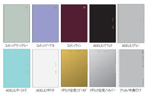 Load image into Gallery viewer, LACONIC 2026 Diary (Starts December 2025) Monthly Block A5 PM Premium Monthly Cotton ADELE Metallic Synthetic Leather Refill Work Planner Stylish Adult Cute Diary Cover Diary Schedule Book - Timekeeper for Diaries :4948197031604