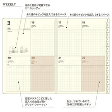 画像をギャラリービューアに読み込む, 【セット購入で送料無料】 LACONIC ラコニック 2026 3月始まり (2026年4月始まり対応) 手帳 B6 BI ブロック インデックス ダイアリー リフィル 手帳 中身 だけ 手帳カバー レフィル 仕事計画 ライフログ 日記 スケジュール帳 手帳のタイムキーパー :4948197032793