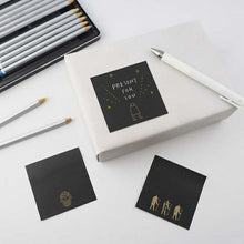 Load image into Gallery viewer, EL COMMUN EL COMMUN Planner Accessories ・ EGYPTIAN STICKY MEMO Egyptian Black Sticky Notes with Medjed Post-it Notes for Planners Cute Stylish Funny Memo Pad Schedule Book Planner Time Keeper :4582529494851