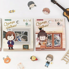 画像をギャラリービューアに読み込む, BGM ビージーエム シール ・ フレークシール 私服 ファッション 着せ替え シール帳 福袋 丸 おしゃれ アルバム デコレーション ハート 大量 ステッカー スマホ ごほうび 花 かわいい スケジュール帳 手帳のタイムキーパー :4589435521305