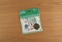 画像をギャラリービューアに読み込む, BGM ビージーエム シール ・ リトルショップ・花屋 フレークシール 文具女子 リネンシール シール帳 フレークシール スケジュール帳 手帳のタイムキーパー :4589435522340