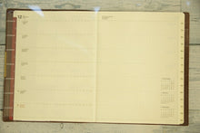 Load image into Gallery viewer, LACONIC Laconic January 2019 Start (December 2018 Start) Planner Weekly Left (Horizontal) A5 A5CPL Sponge B Metal Work Plan Small Items Adult Cute Stylish Refills Hobonichi Zodiac Niko and niko and Scheduler Planner Time Key :4582354957002