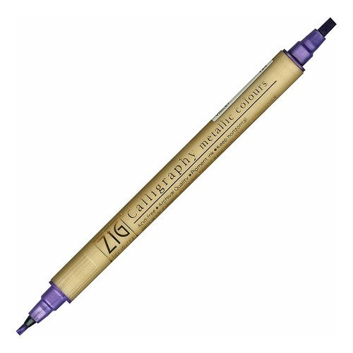 #ZIG メモリーシステムカリグラフィー メタリックカラーズ Violet (株)呉竹精昇堂 :4901427953008