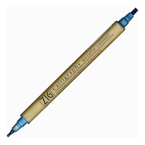 #ZIG メモリーシステムカリグラフィー メタリックカラーズ Blue (株)呉竹精昇堂 :4901427953015