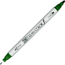 画像をギャラリービューアに読み込む, ZIG クリーンカラーf グリーン 呉竹(Kuretake) :4901427978940