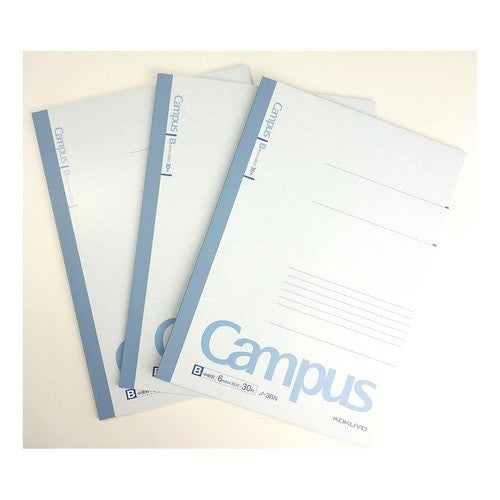 #キャンパスノート6号30枚B罫3冊組 コクヨ(株) :4901480095356