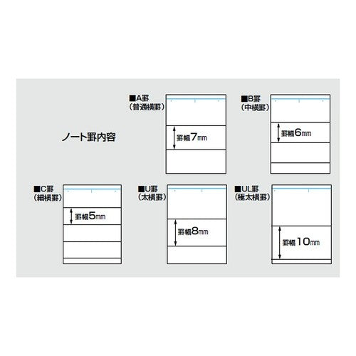 #レポート箋 表紙巻き A4 コクヨ(株) :4901480193755