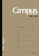 Load image into Gallery viewer, KOKUYO Kokuyo 2026 January Start Planner Weekly Left-Hand (Horizontal) B5 Campus Diary Weekly Horizontal Brown Campus Diary 2026 Notebook Design Stylish Adult Cute Schedule Planner Timekeeper :4901480371405