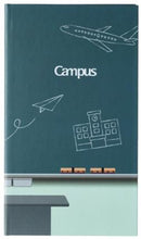 Load image into Gallery viewer, #Campus × Rollbahn コラボ 測量野帳 スケッチ 3mm方眼 黒板 限定 デザイン コクヨ デルフォニックス キャンパス ロルバーン 周年 記念 ノート :4901480437309