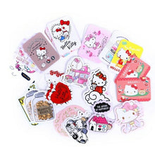 Load image into Gallery viewer, SANRIO Sanrio Bags and Accessories - Hello Kitty Sticker Set in Plastic Case, Sticker Album Lucky Bag, Round, Stylish, Album Decoration, Heart, Lots of Stickers, Smartphone, Reward, Flower, Cute, Planner, Timekeeper for Notebooks: 4901610037447