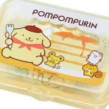 Load image into Gallery viewer, SANRIO Sanrio Bags and Accessories Pompompurin Plastic Case with Stickers Sticker Book Lucky Bag Round Stylish Album Decoration Heart Large Quantity Stickers Smartphone Reward Flower Cute Schedule Book Timekeeper for Notebooks: 4901610037638