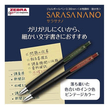 画像をギャラリービューアに読み込む, #サラサナノ 0.38 ダークブルー ゼブラ(ZEBRA) --- ゼブラ ジェルボールペン サラサナノ ダークブルー 0.38mm JJX72-VDB-N : Sarasanano 0.38 dark blue :4901681482573