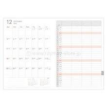 Load image into Gallery viewer, 【20%OFF・期間限定】 スケジュール帳 2022 年1月始まり RAYMAY レイメイ 2021年12月始まり 手帳 B6 フォルリフィル 4プランリスト日曜 大人かわいい おしゃれ 可愛い キャラクター 手帳カバー 日記帳 サイズ 手帳のタイムキーパー :4902562490137