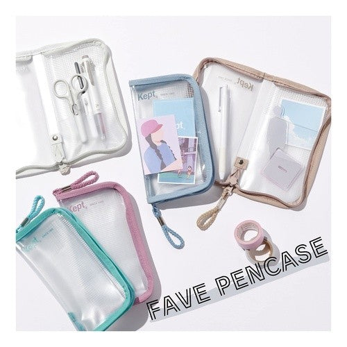 #レイメイ 藤井 ペンケース Kept フェイブペンケース ブルーグレー (株)レイメイ藤井 :4902562500157