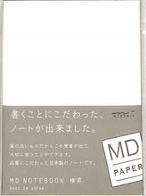 画像をギャラリービューアに読み込む, DESINPHIL・MIDORI デザインフィル・ミドリ ノート MDノート文庫 横罫 A6 書くことにこだわったノート 可愛い 文具 ホワイト :4902805138000