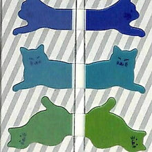 Load image into Gallery viewer, DESIGNPHIL MIDORI Stationery/Stickers Film Index Cat Pattern Sticky Notes Cute Transparent Schedule Book Notebook Timekeeper: 4902805190237