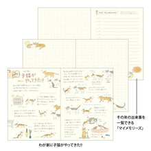 Load image into Gallery viewer, DESINPHIL MIDORI DESIGNPHIL MIDORI 2026 January Start Planner Two-Week Horizontal A6 Pocket Diary A6 Dog Cat Flower Bird Design Adult Cute Diary Schedule Book Planner Timekeeper :4902805221009