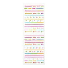 Load image into Gallery viewer, MIDORI Stickers - Arrow Pattern Sticker Book Lucky Bag Schedule Decoration Stickers Diary Rewards Flowers Alphabet Stickers Arrows Long-term Short-term Business Trips Events Concerts Travel Schedule Book - Timekeeper for Your Planner :4902805821476