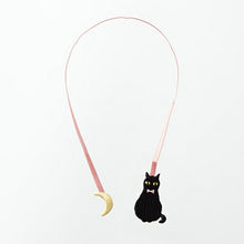 Load image into Gallery viewer, DESINPHIL・MIDORI デザインフィル・ミドリ 手帳小物 ・ しおりシール2464 刺繍 黒猫柄 しおり ブックマーク かわいい アイディア おもしろ スケジュール帳 手帳のタイムキーパー :4902805824644