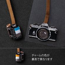 Load image into Gallery viewer, DESINPHIL・MIDORI デザインフィル・ミドリ 手帳小物 ・ しおりシール2468 刺繍 カメラ柄 しおり ブックマーク かわいい アイディア おもしろ スケジュール帳 手帳のタイムキーパー :4902805824682