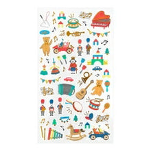 Load image into Gallery viewer, MIDORI Seal Marche Toy Pattern Sticker Book Lucky Bag Round Stylish Album Decoration Heart Large Quantity Sticker Smartphone Reward Flower Cute Schedule Book Notebook Time Keeper :4902805824941