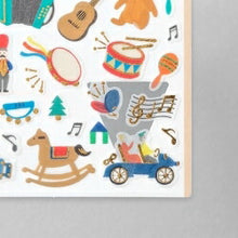 Load image into Gallery viewer, MIDORI Seal Marche Toy Pattern Sticker Book Lucky Bag Round Stylish Album Decoration Heart Large Quantity Sticker Smartphone Reward Flower Cute Schedule Book Notebook Time Keeper :4902805824941