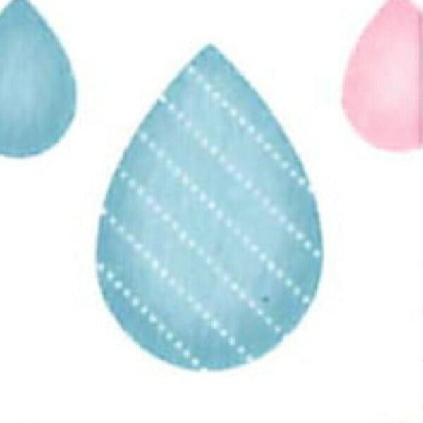 MIDORI Midori Stickers - 2539 Translucent Droplet Pattern Sticker Book Grab Bag Round Stylish Album Decoration Heart Bulk Stickers Smartphone Reward Flower Cute Schedule Book Notebook Timekeeper:4902805825399
