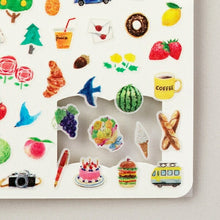 Load image into Gallery viewer, MIDORI Seals, Daily Record Motif Pattern Seal Book Lucky Bag Round Stylish Album Decoration Hearts Large Quantity Stickers Smartphone Reward Flowers Cute Schedule Book Notebook Timekeeper :4902805825665