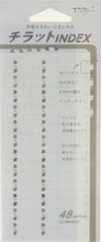 Load image into Gallery viewer, <S>Index Label Chiratto Numeric Gray Green :4902805826044</S>