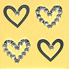 Load image into Gallery viewer, DESINPHIL・MIDORI Seal ・ Rhinestone Heart Pattern 83117-006 Seal Book Lucky Bag Schedule Deco Sticker Diary Animal Character Disney :4902805831178