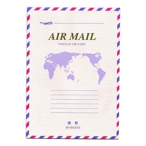 #藤壷 エアメール箋 罫入 (株)マルアイ :4902850012034