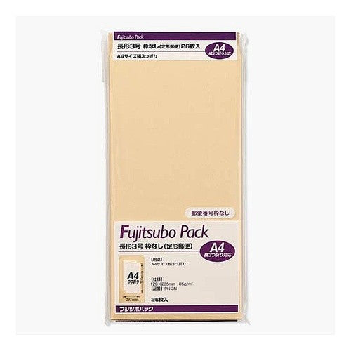 #藤壺パック 長3 枠なし 85G (株)マルアイ :4902850032896