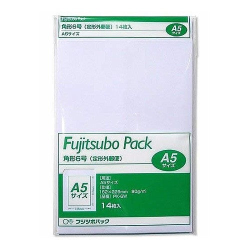 #藤壺パック 角6 80G ホワイト (株)マルアイ :4902850034685