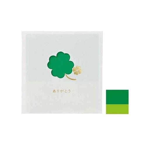#窓ミニカード ありがとう クローバー (株)マルアイ :4902850454476