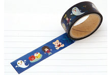 Load image into Gallery viewer, GAKKEN Gakken Co., Ltd. Seal/Transparent Masking Tape 15mm Width Navy Senakeiko Sticker Book Lucky Bag Round Stylish Album Decoration Heart Large Quantity Sticker Smartphone Reward Flower Cute Schedule Book Diary Timekeeper: 4905426034218