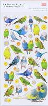 Load image into Gallery viewer, MINDWAVE マインドウェイブ シール ・ フォトシリーズシール 10996 セキセイインコ シール帳 福袋 丸 おしゃれ アルバム デコレーション ハート 大量 ステッカー スマホ ごほうび 花 かわいい スケジュール帳 手帳のタイムキーパー :4909001109964