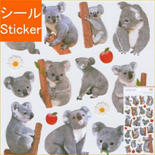Load image into Gallery viewer, MINDWAVE Seal - Photo Series Seal 11243 Koala Animal Seal Seal Book Grab Bag Round Stylish Album Decoration Heart Bulk Stickers Smartphone Reward Flower Cute Schedule Book Timekeeper for Notebooks :4909001112438