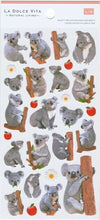 Load image into Gallery viewer, MINDWAVE Seal - Photo Series Seal 11243 Koala Animal Seal Seal Book Grab Bag Round Stylish Album Decoration Heart Bulk Stickers Smartphone Reward Flower Cute Schedule Book Timekeeper for Notebooks :4909001112438