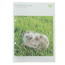 Load image into Gallery viewer, MINDWAVE マインドウェイブ ノート A5 LA DOLCE VITA グラスハリネズミ 罫線 a5 b5 方眼 罫線 横罫 無地 付箋 メモ帳 かわいい おしゃれ 小さい リング キャラクター スケジュール帳 手帳のタイムキーパー :4909001119314