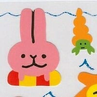 Load image into Gallery viewer, MINDWAVE Seal - Yuru Animal Sticker 21429 Yuru Rakko Seal Book Lucky Bag Schedule Deco Sticker Diary Reward Flower Alphabet Schedule Book Organizer Timekeeper :4909001214293
